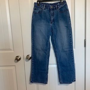 Vintage. Cotton Ginny Petites. Wide leg denim.Y2K